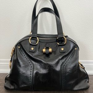 Saint Laurent Muse Shoulder Bag - Patent Leather - Large